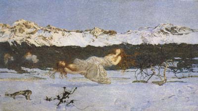 Giovanni Segantini The Punishment of The Lustful (mk19)